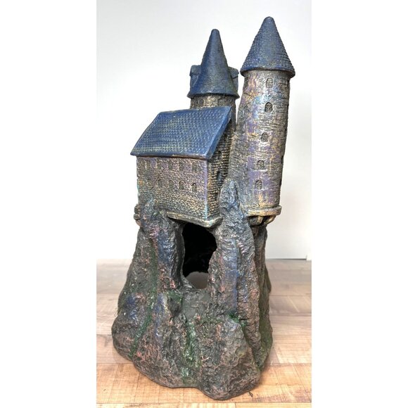 Medieval Castle Aquarium Ornament Large 15'' x 13.5'' x 8'' - Picture 3 of 6